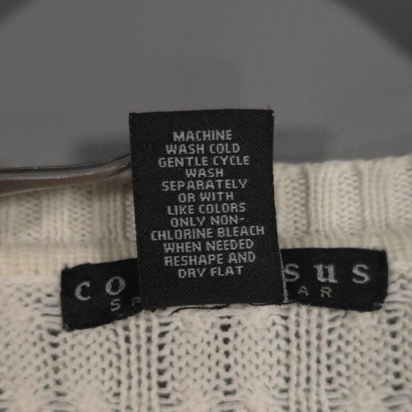 Consensus Sportwear Sweater XL UNITED KINGDOM🇬🇧MADE Men's Cable Knit Cotton - Picture 9 of 9